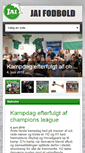 Mobile Screenshot of jai-fodbold.dk